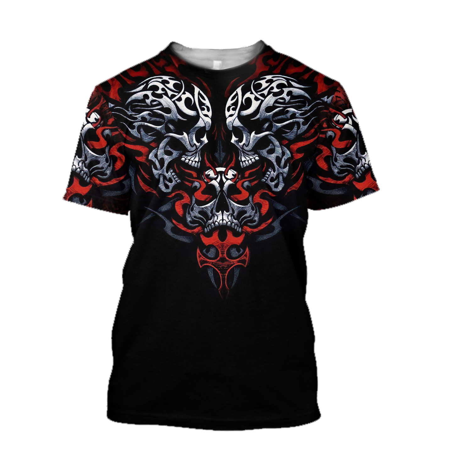 Premium Unisex All Over Printed Confronting Skulls Shirts MEI