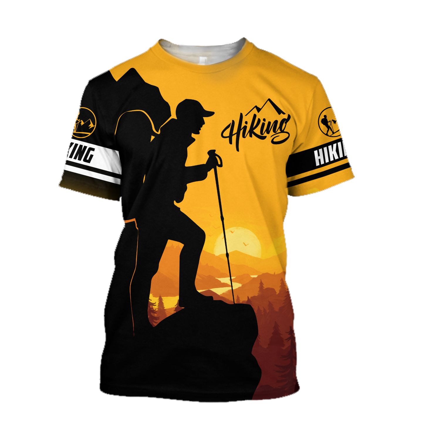 Hiking trails open sunset 3D all over printed shirts for men and women
