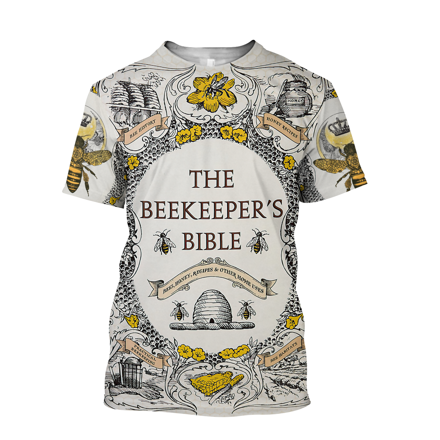 Premium Unisex 3D Printed The Bee Keeper's Bible Shirts MEI