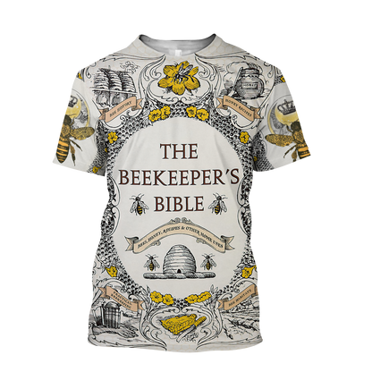 Premium Unisex 3D Printed The Bee Keeper's Bible Shirts MEI