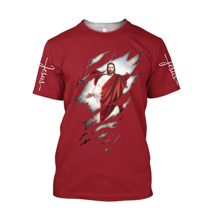 Premium Christian Jesus 3D All Over Printed Unisex Shirts - Amaze Style™-Apparel
