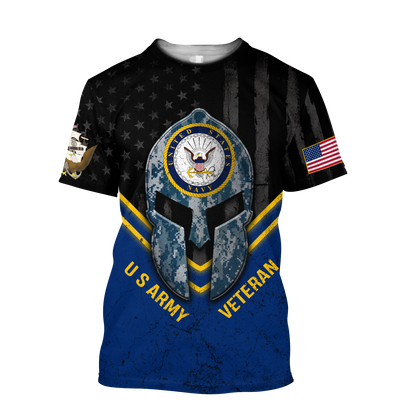 Spartan Soldier US Navy 3D All Over Printed Shirt Hoodie Pi20082002