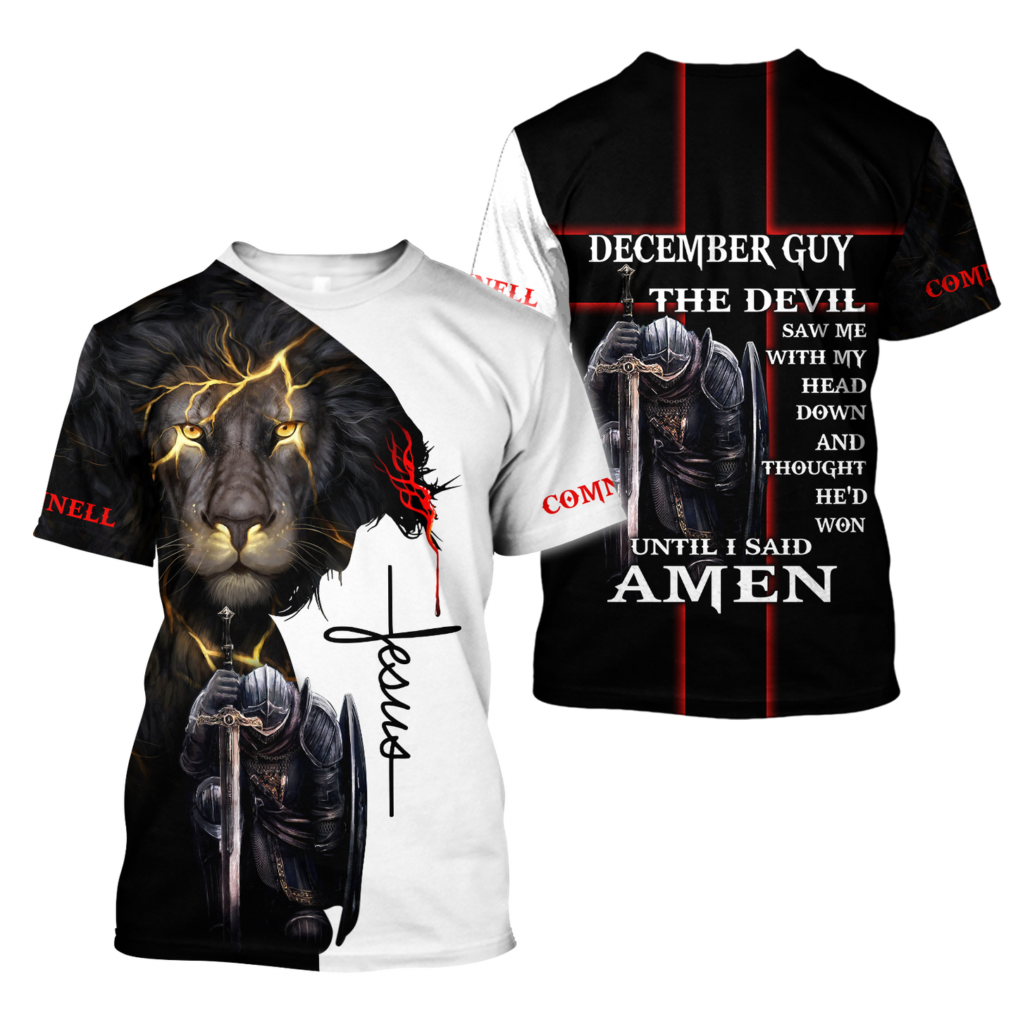 December Guy Custome Name 3D All Over Printed Shirts For Men and Women Pi250501S12A