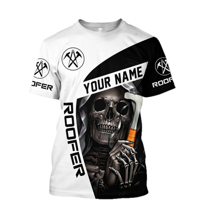 Roofer Man - Custom Name 3D All Over Printed Shirts For Men