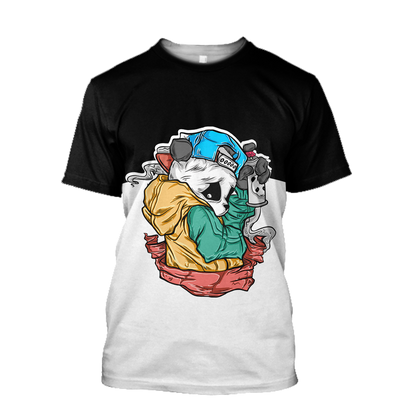 Love Panda 3D all over printed shirts for men and women AZ201203 PL - Amaze Style™-Apparel