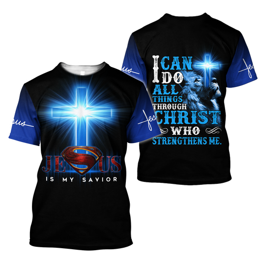 Jesus Is My Savior 3D All Over Printed Shirts For Men and Women Pi12062001