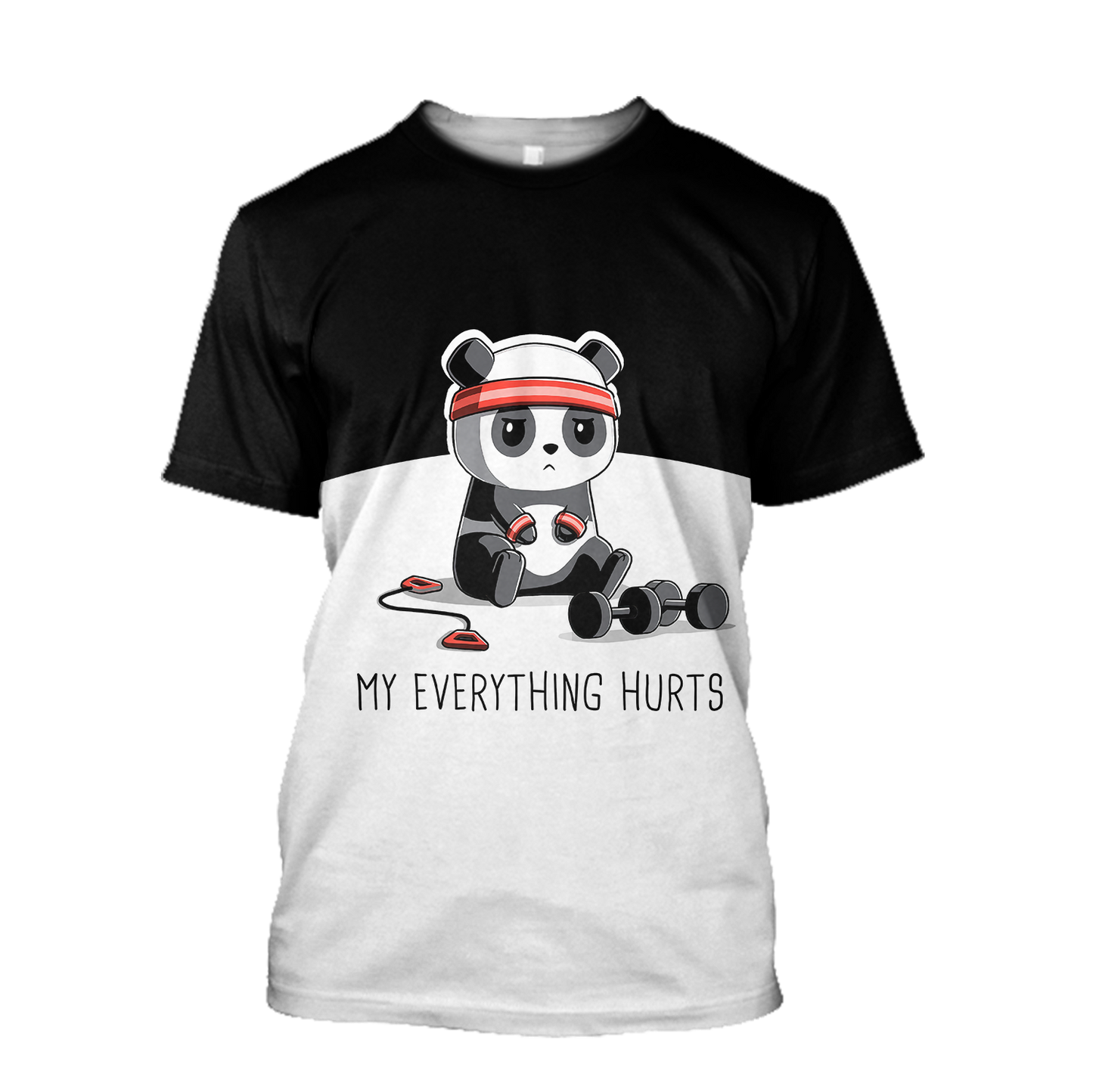 Love Gymmer Panda 3D all over printed shirts for men and women AZ251203 PL - Amaze Style™-Apparel