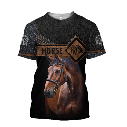 Horse 3D All Over Printed Shirts For Men and Women