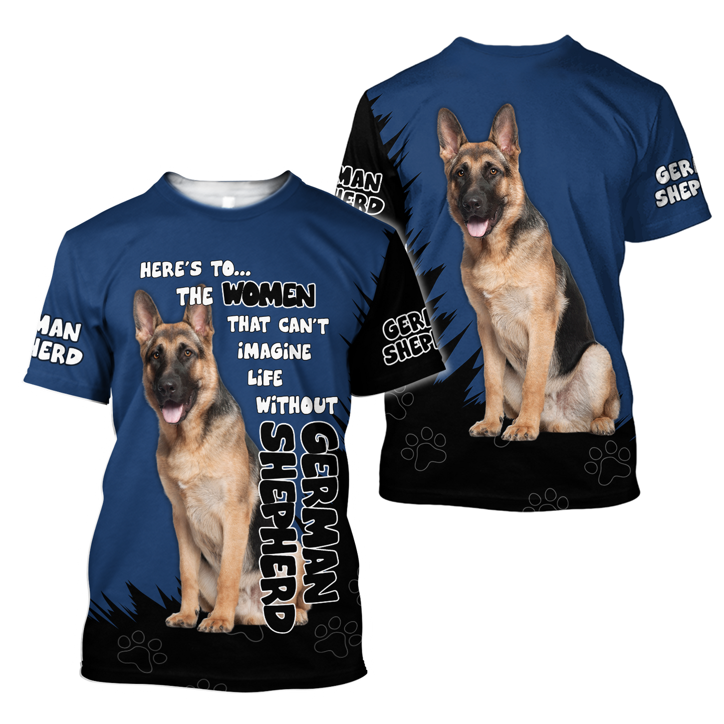 German Shepherd Dog Lover 3D Full Printed Shirt For Men And Women Pi281207 - Amaze Style™-Apparel