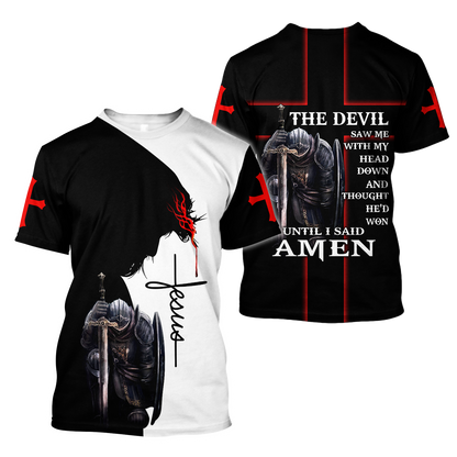 The Devil Saw Me With The Head Down 3D All Over Printed Shirts For Men and Women Pi30062001
