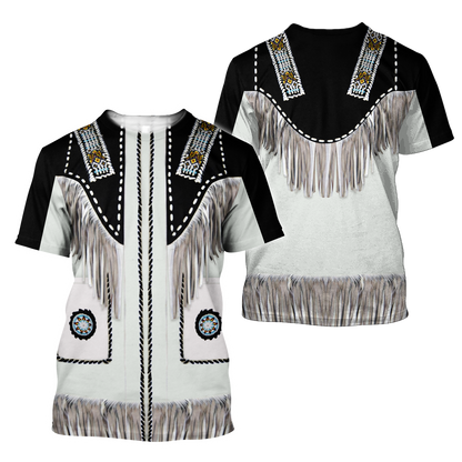 Cowboy Jacket No4 Cosplay 3D Over Printed Unisex Deluxe Hoodie ML