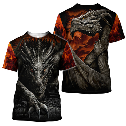 Dragon 3D Hoodie Shirt For Men And Women