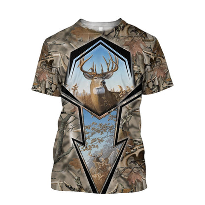 Deer Hunting 3D All Over Printed Shirts For Men NTN08172002-LAM