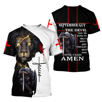 September Guy- Untill I Said Amen 3D All Over Printed Shirts For Men and Women Pi250501S9