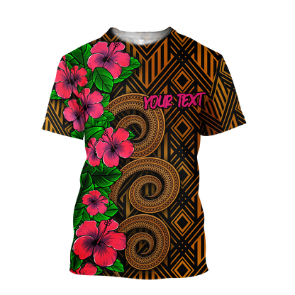 Amazing Polynesian Tribal Pattern Customize 3D All Over Printed Unisex Hoodie
