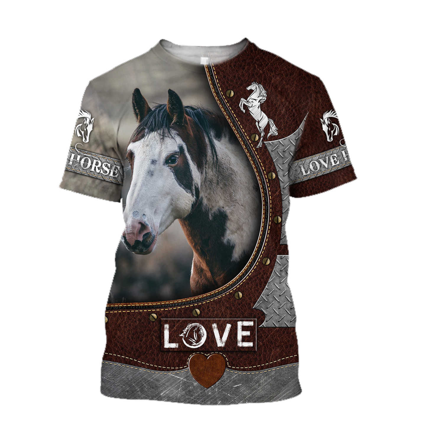 Love Beautiful Horse 3D All Over Printed Shirts For Men And Women TR2505204S - Amaze Style™-Apparel