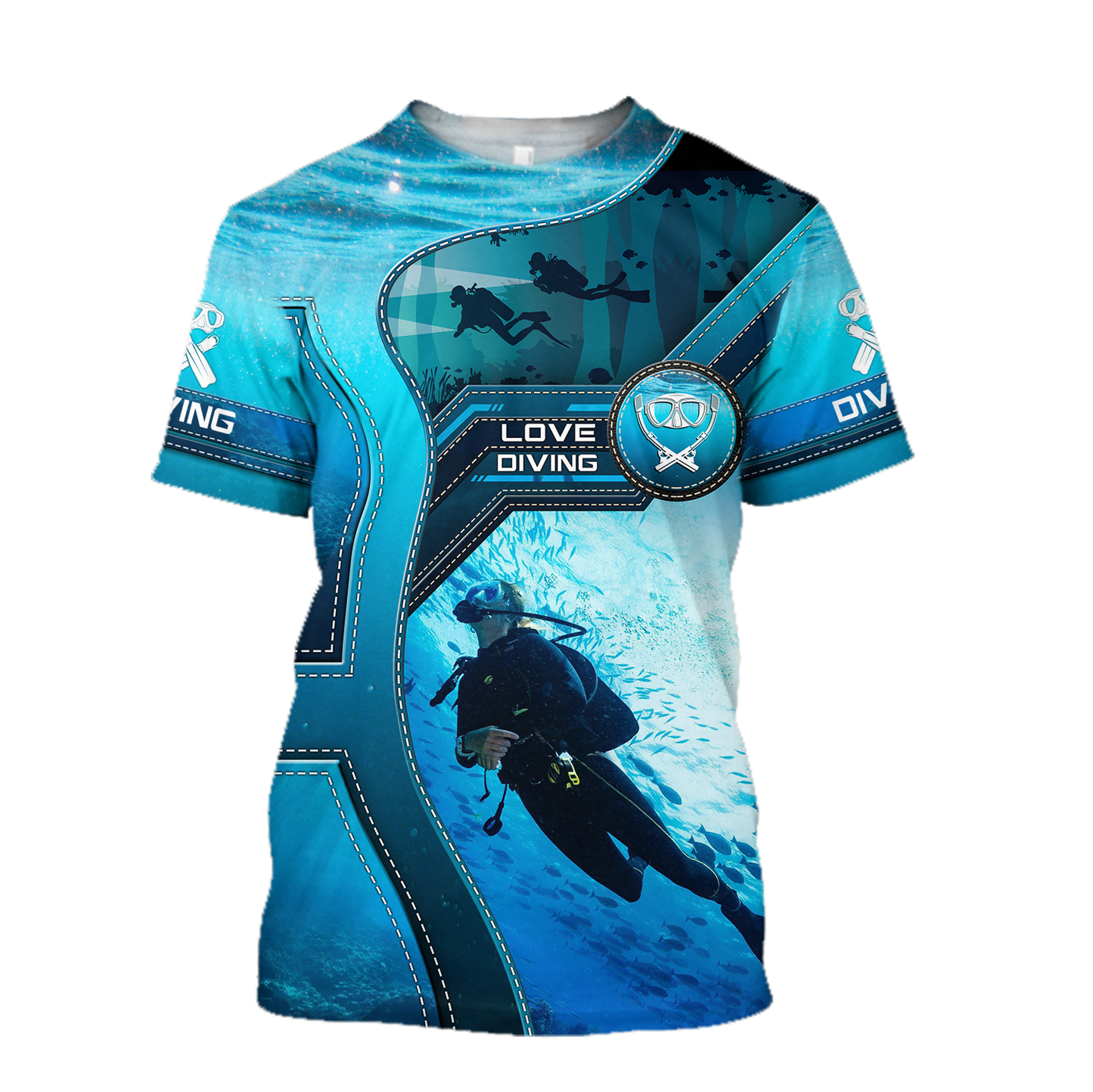 Scuba Diving 3D All Over Printed Shirts For Men and Women - Amaze Style™-ALL OVER PRINT HOODIES