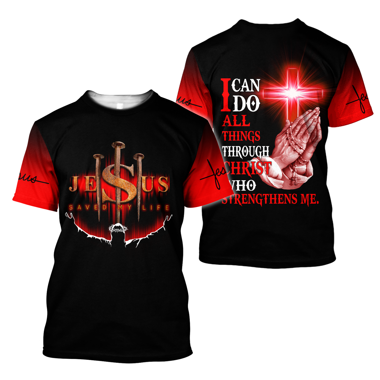 Jesus Save My Life 3D All Over Printed Shirts For Men and Women Pi12062002