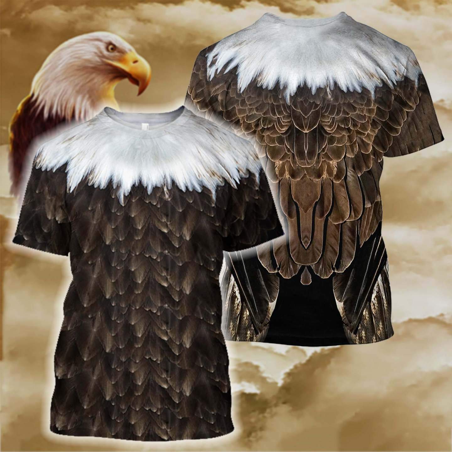 Love Eagle 3D All Over Printed Shirts For Men & Women HC1802 - Amaze Style™-Apparel