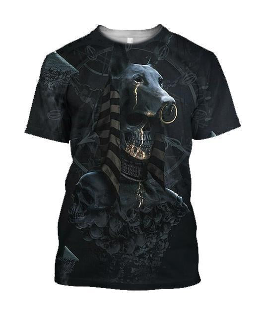 3D All Over Print Anubis and Bastet Legendary Lovers Hoodie - Amaze Style™-Apparel