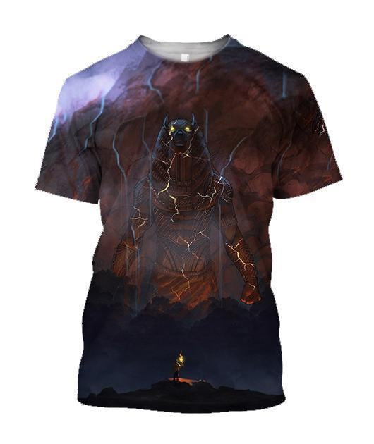 3D All Over Print Darkness Rises Anubis Hoodie - Amaze Style™-Apparel