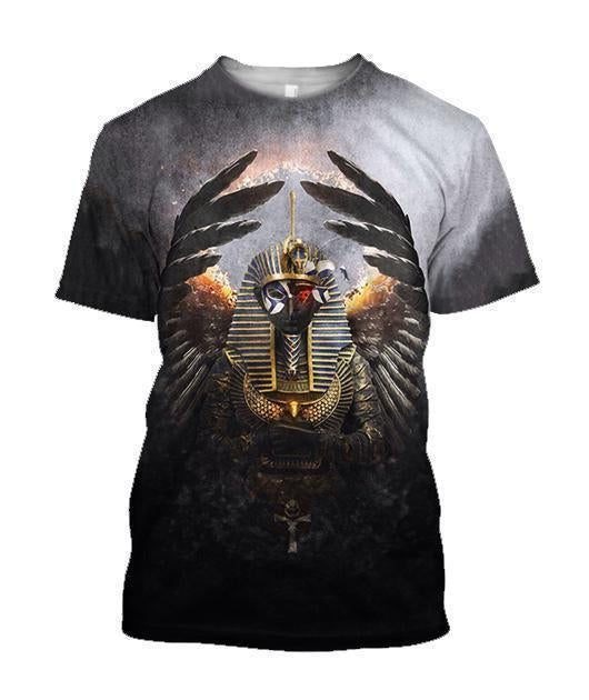 3D All Over Print Horus Egyptian Gods Hoodie - Amaze Style™-Apparel