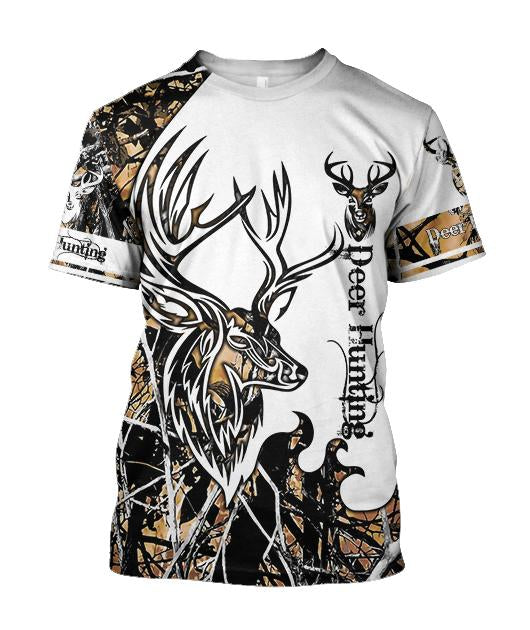 DEER HUNTING OUTSHINE CAMO 3D ALL OVER PRINTED SHIRTS FOR MEN AND WOMEN JJ051205 PL - Amaze Style™-Apparel