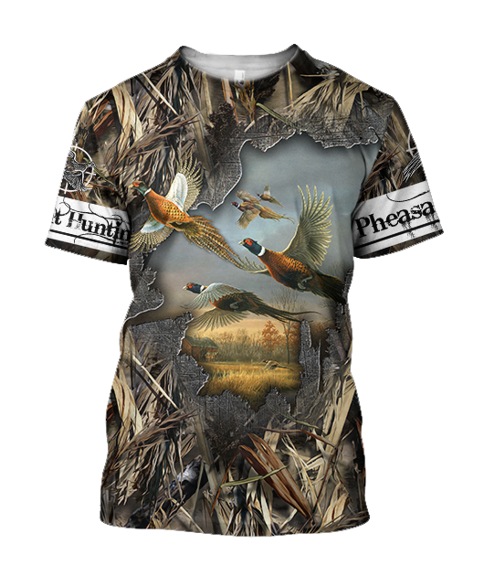 Pheasant Hunting 3D All Over Printed Shirts For Men And Women JJ170101 - Amaze Style™-Apparel