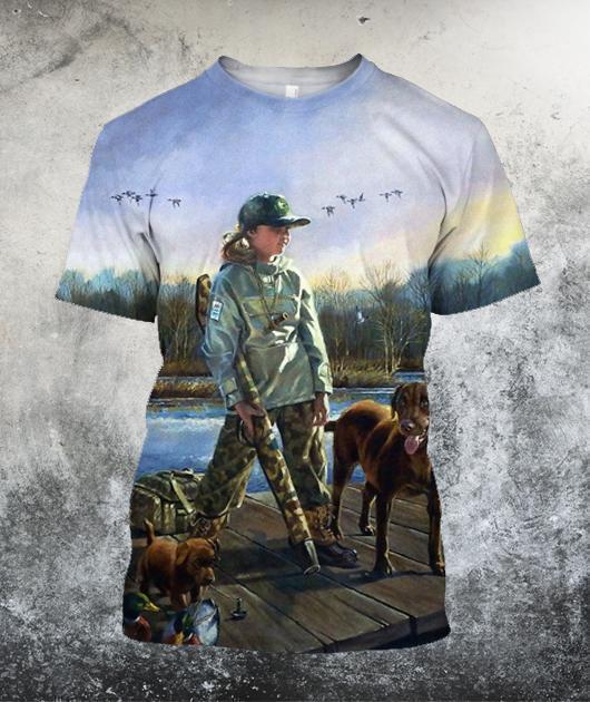 Duck Hunting Season Art 3D All Over Printed Shirts - Amaze Style™-Apparel