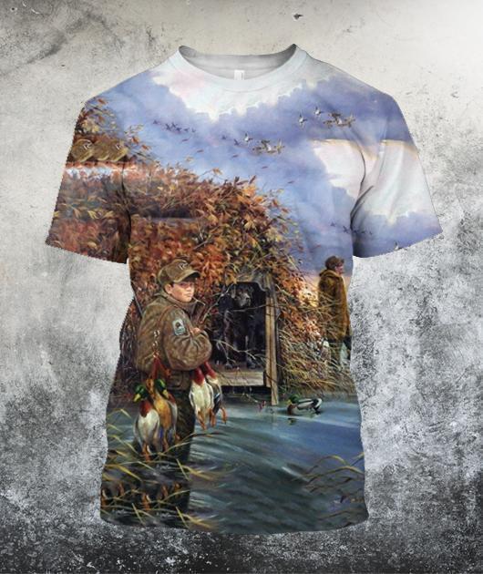My First Limit Boy Duck Hunting 3D All Over Printed Shirts - Amaze Style™-Apparel