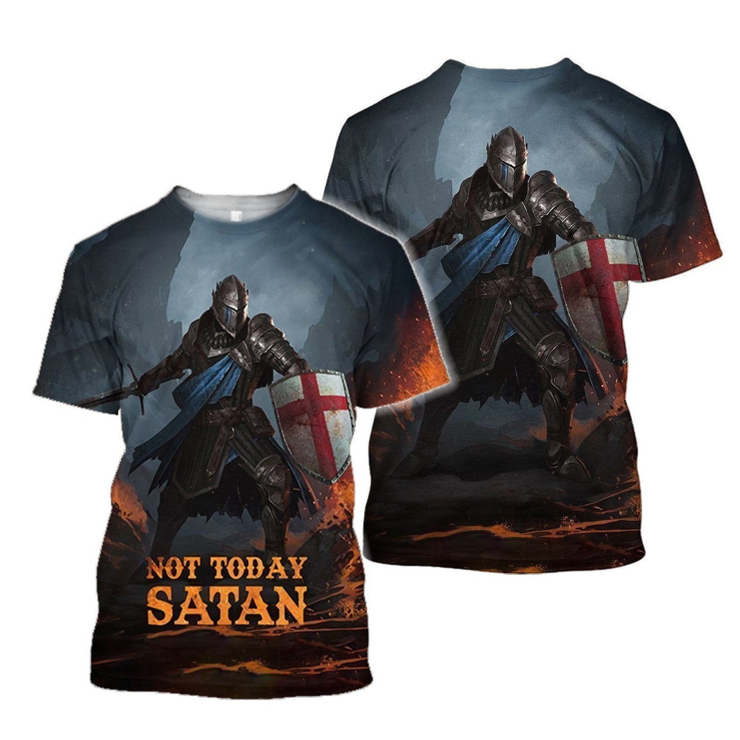 3D All Over Printed Knight Templar - Amaze Style™-Apparel
