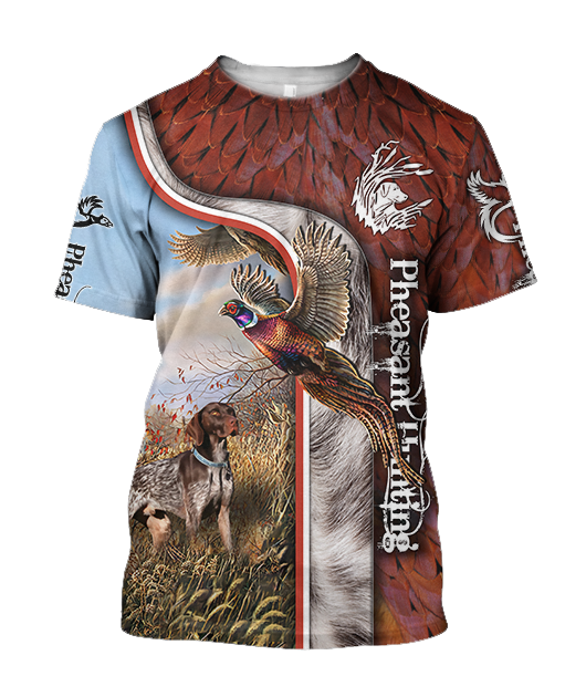 Pheasant Hunting 3D All Over Printed Shirts For Men And Women JJ100101 - Amaze Style™-Apparel