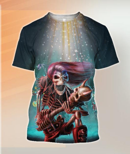 Music Is My Life And Skull Is My Love PL212 - Amaze Style™-Apparel
