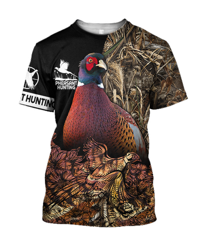 Pheasant Hunting 3D All Over Printed Shirts For Men And Women MP938 - Amaze Style™-Apparel