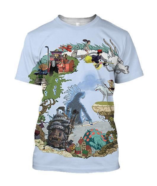 3D All Over Print Spirited Away Hoodie - Amaze Style™-Apparel