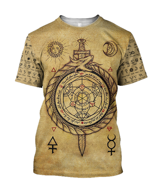 Alchemy 3D All Over Printed Shirts Hoodie JJ020103-Apparel-MP-T-Shirt-S-Vibe Cosy™