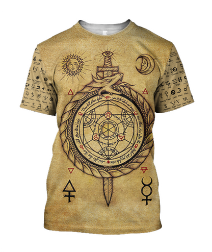 Alchemy 3D All Over Printed Shirts Hoodie JJ020103-Apparel-MP-T-Shirt-S-Vibe Cosy™