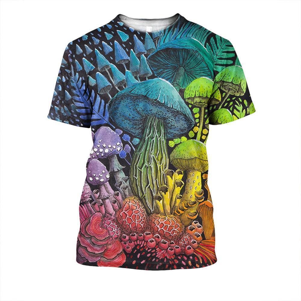 Mushroom Composition Beautiful DC Fashion - Amaze Style™-Apparel