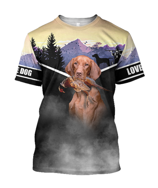 Pheasant Vizsla Hunting 3D All Over Printed Shirts For Men And Women JJ110203 - Amaze Style™-Apparel