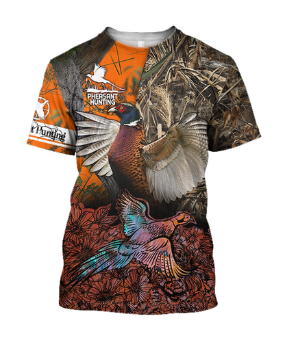 Pheasant Hunting 3D All Over Printed Shirts For Men And Women JJ050203 - Amaze Style™-Apparel