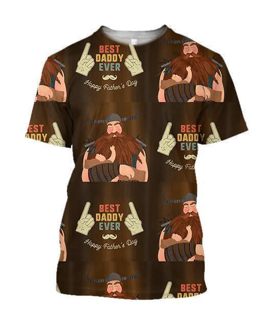 3D All Over Happy Father's Day Hoodie - Amaze Style™-Apparel