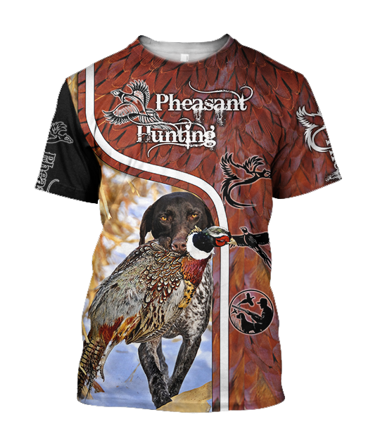 Pheasant Hunting 3D All Over Printed Shirts For Men And Women JJ100102 - Amaze Style™-Apparel
