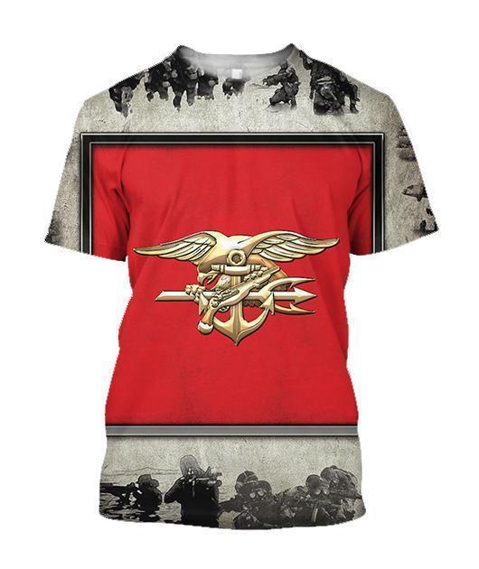 All Over Printed Military Insignia Shirts - Amaze Style™-Apparel
