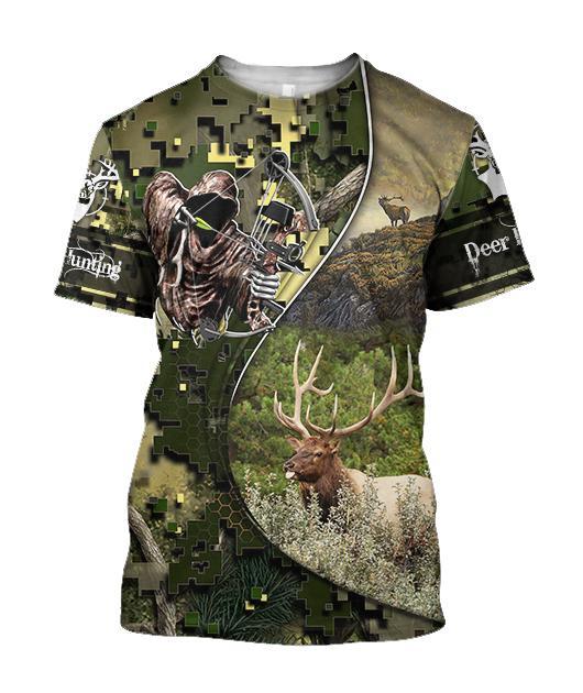 Dear hunting camo 3D all over printed shirts for men and women JJ261201 PL - Amaze Style™-Apparel