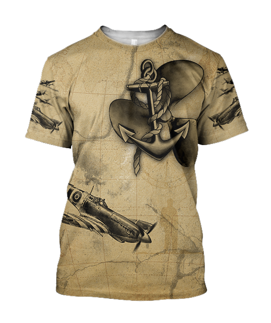 Propeller Come fly with me brave pilots all over printed shirts for men and women JJ020102 - Amaze Style™-Apparel
