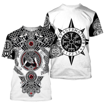 All Over Printed Viking Tattoo Shirts - Amaze Style™-Apparel