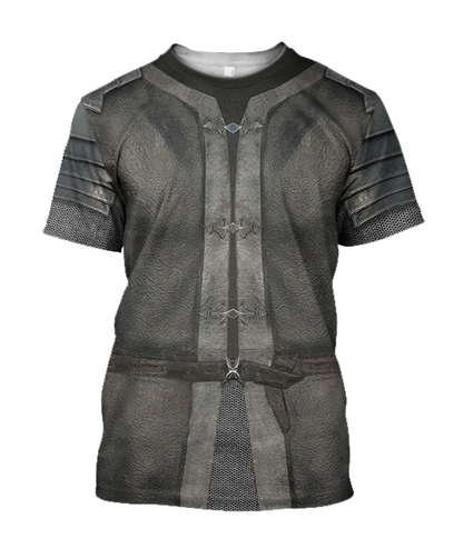3D ALL OVER PRINTED CHAINMAIL KNIGHT MEDIEVAL ARMOR TOPS MP912 - Amaze Style™-Apparel