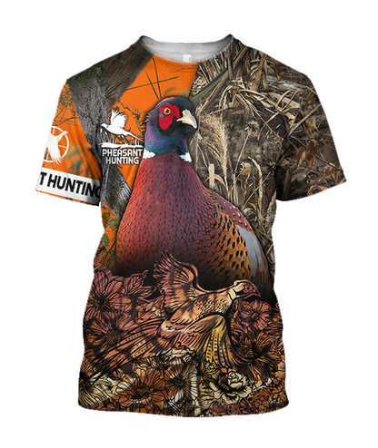 Pheasant Hunting 3D All Over Printed Shirts For Men And Women JJ130101 - Amaze Style™-Apparel
