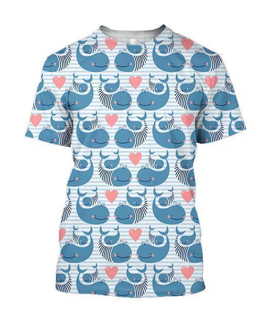 3D All Over Mother Dolphin  Hoodie - Amaze Style™-Apparel