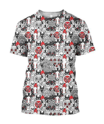 3D All Over Print Anime Spirited Away Hoodie - Amaze Style™-Apparel